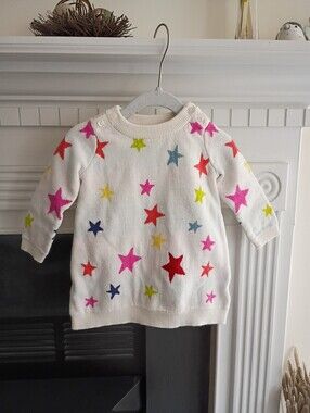 Baby Gap 3-6m Stars Sweater Dress